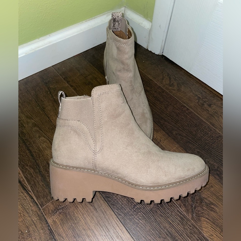 Tan boots